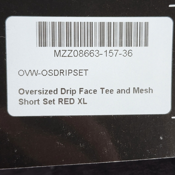 Boohooman Oversized Drip Face Short Sleeve Tee - XL - Picture 7 of 7